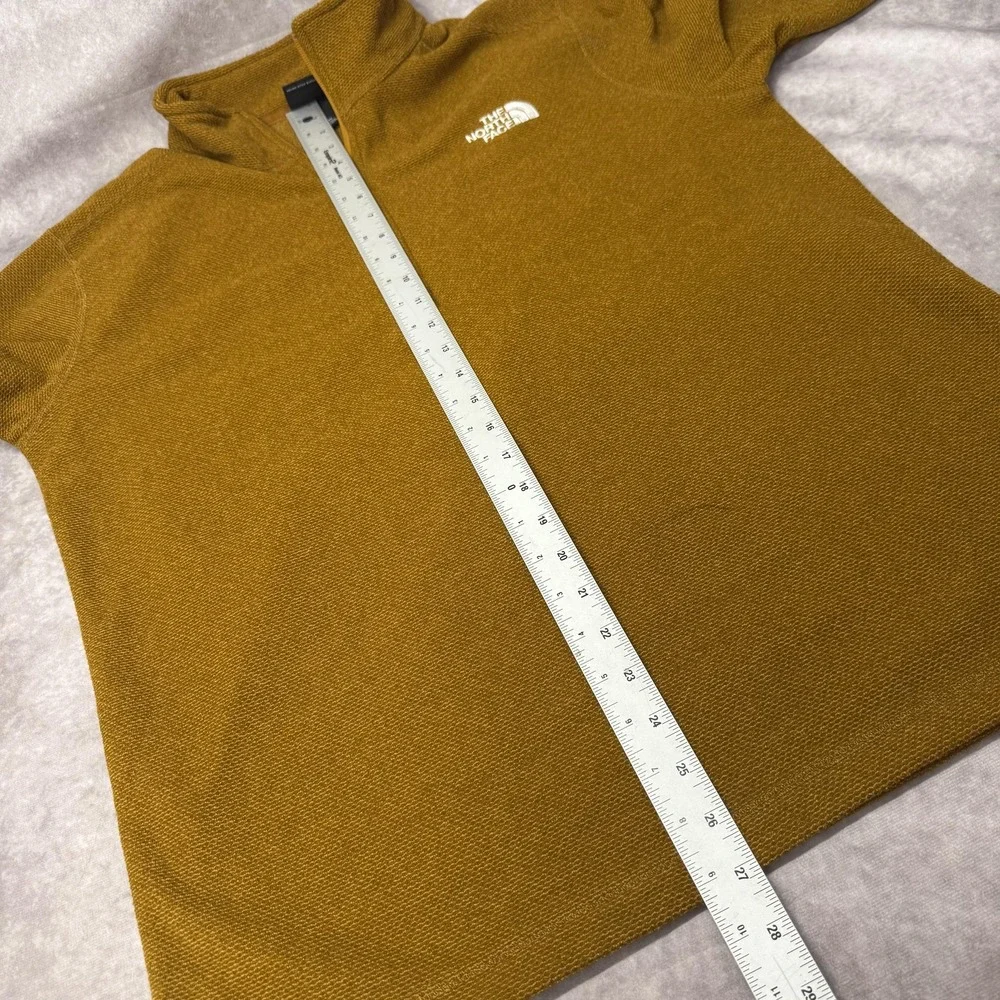 North Face Pullover Mens Large‎ Brown Half Zip Sweater Outdoors Hiking